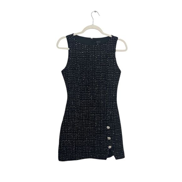 MAJORELLE Sabella Mini Dress in Black - Picture 8 of 10